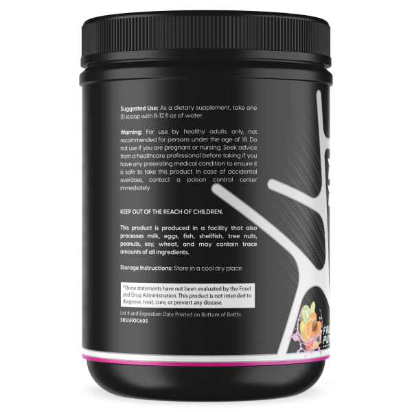 Znetics one ztrike Preworkout Fruit punch Mockup left side