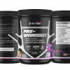 Znetics one ztrike Preworkout Fruit punch Mockup three sides group